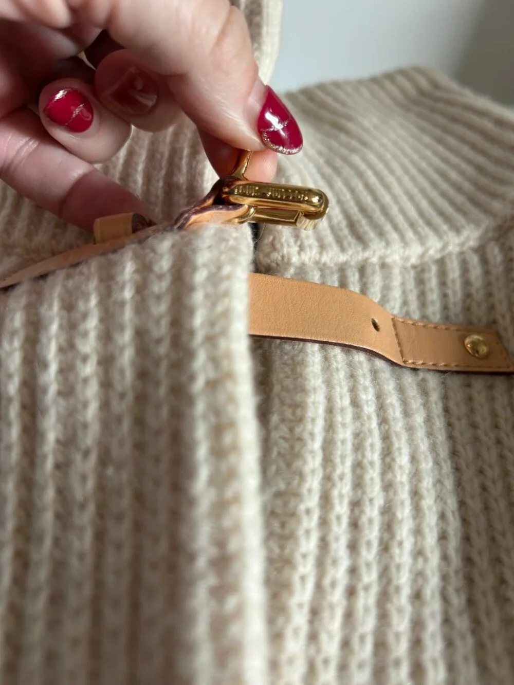 Louis Vuitton Cardigan Sweater, Size S (roomy, S/M fit) Wool Cashmere